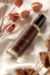 Les Bois XO holiday everything spray on satin background